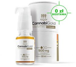CannabiGold Classic 500mg Olejek z konopi CBD